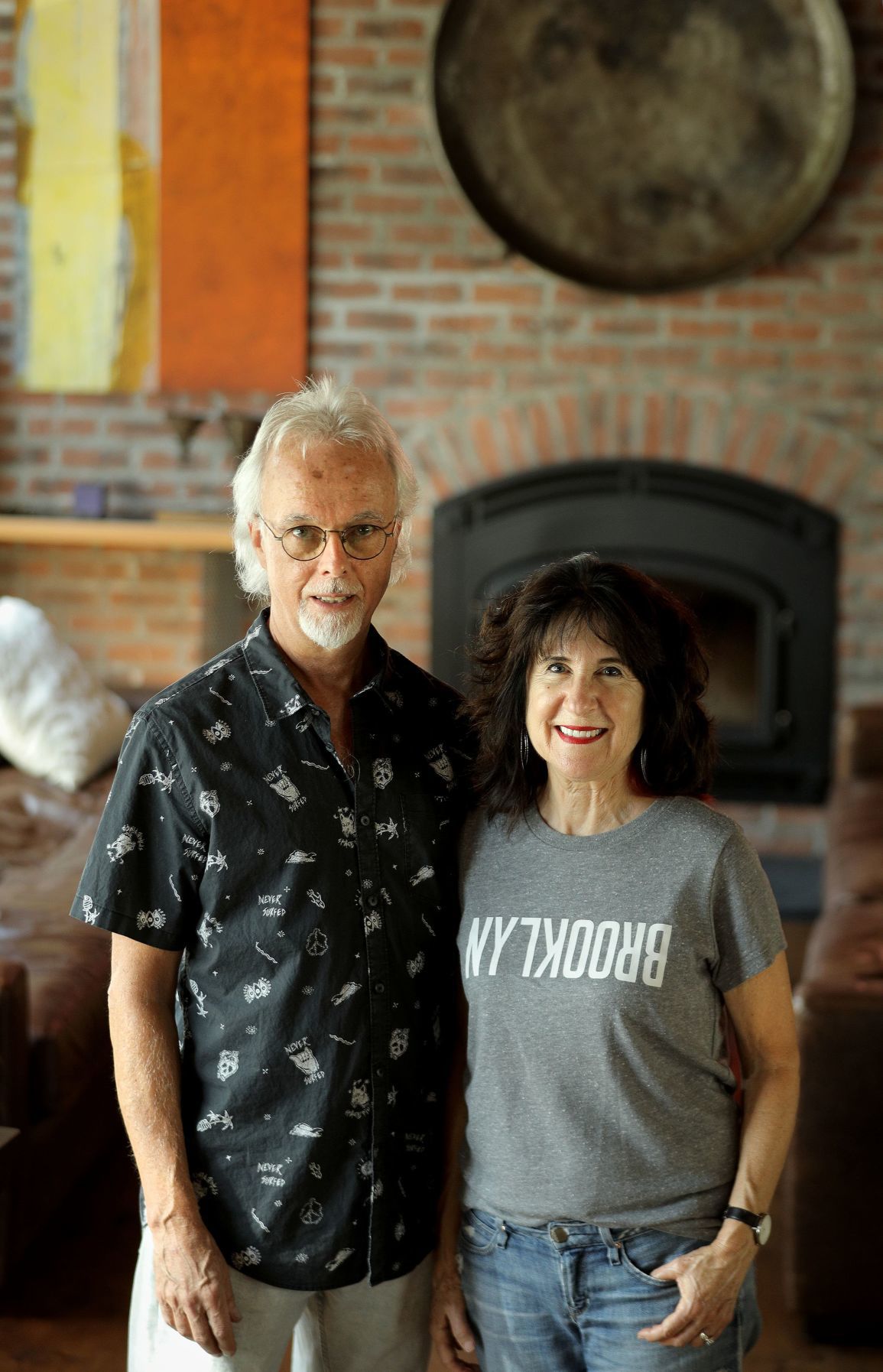 At home: Don and Phyllis' Benton Park loft